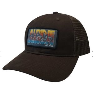 Alpine Design Patch Retro Distressed Trucker Hat